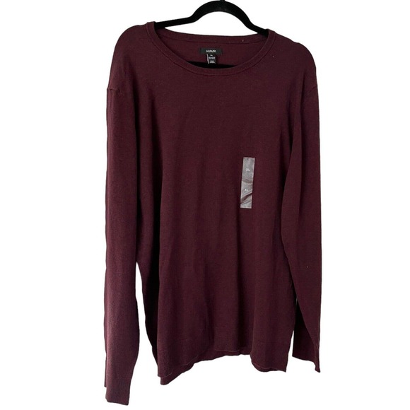 NWT Alfani Purple Crewneck Pullover Men’s Sweater Size Small
